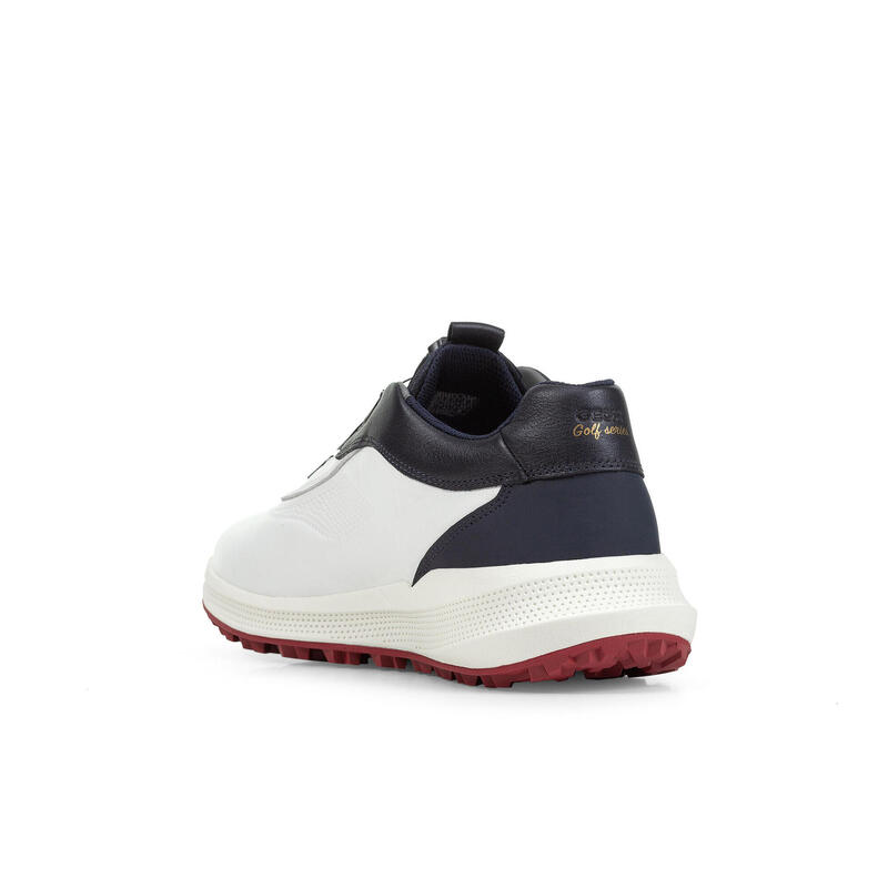 Chaussures de golf Geox pour homme Amphibiox BOA Blanc