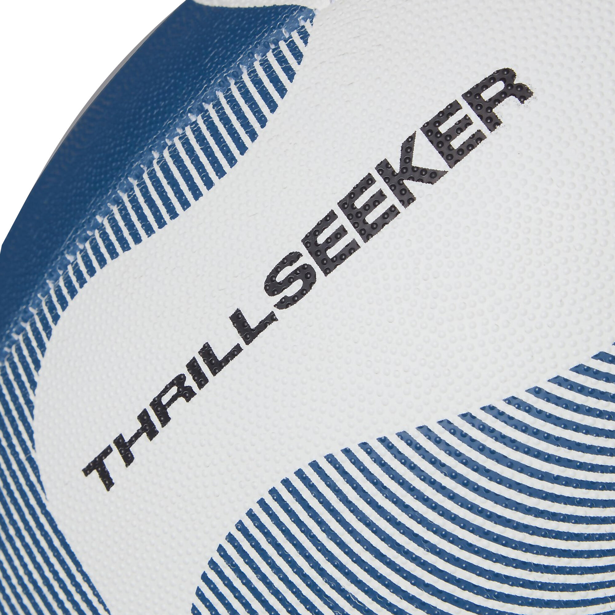 "Thrillseeker Play" RugbyBall Damen und Herren Weiß/Blau 4/4