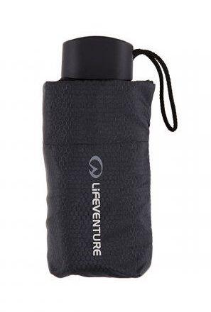 Parapluie voyage Lifeventure Trek Small noir compact 91 cm UPF50+ 2/2