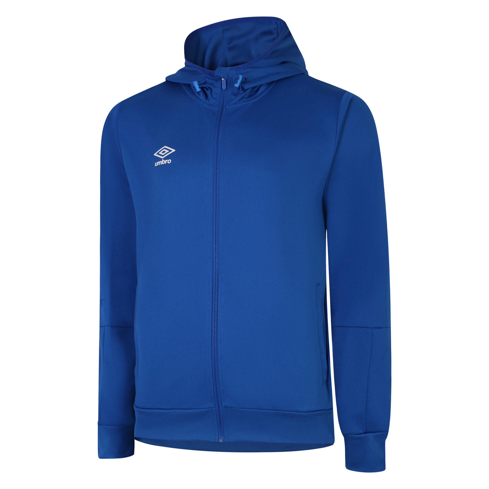 UMBRO Childrens/Kids Total Training Knitted Hoodie (Royal Blue/White)