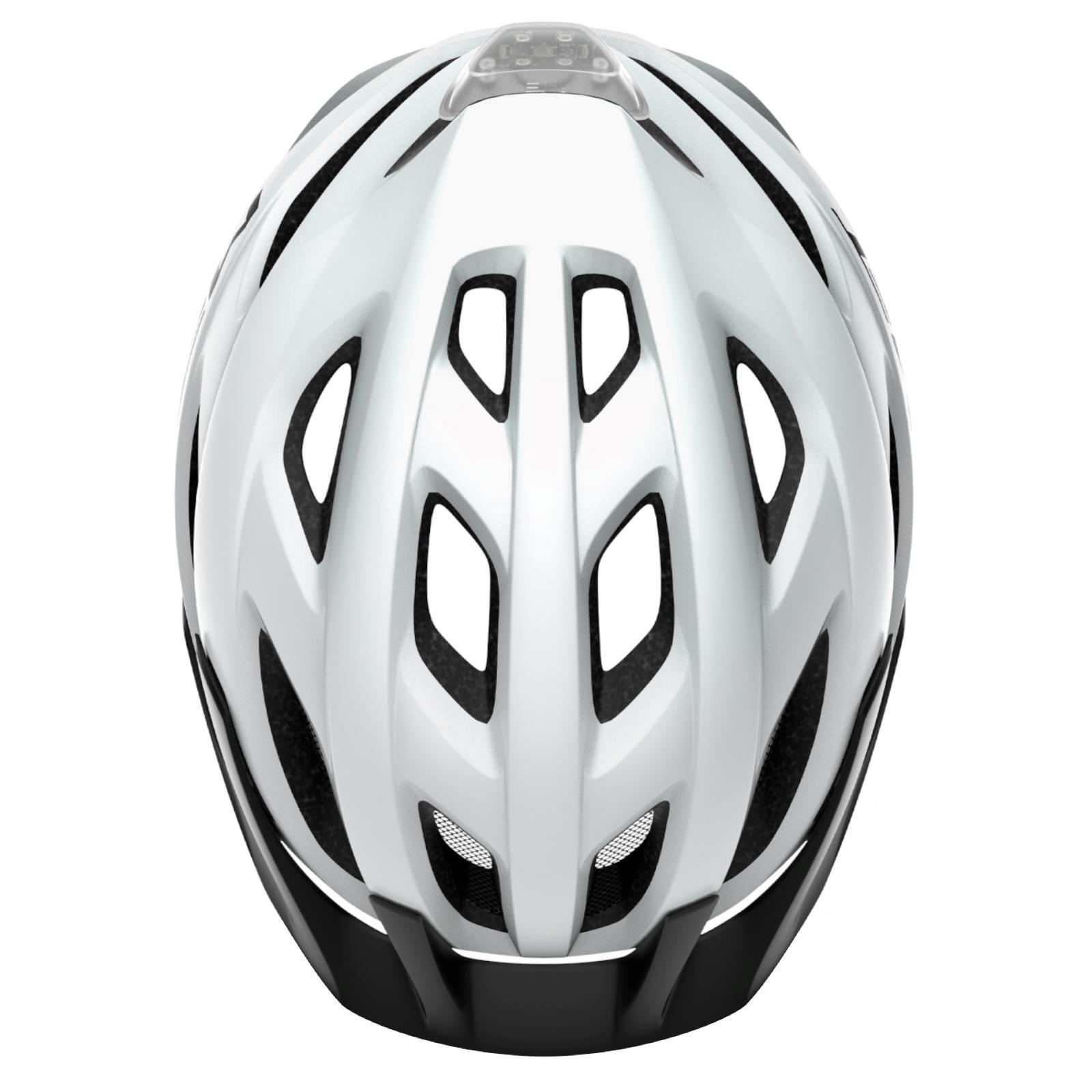 Casque MET Crossover Mips Blanc Mat 4/4