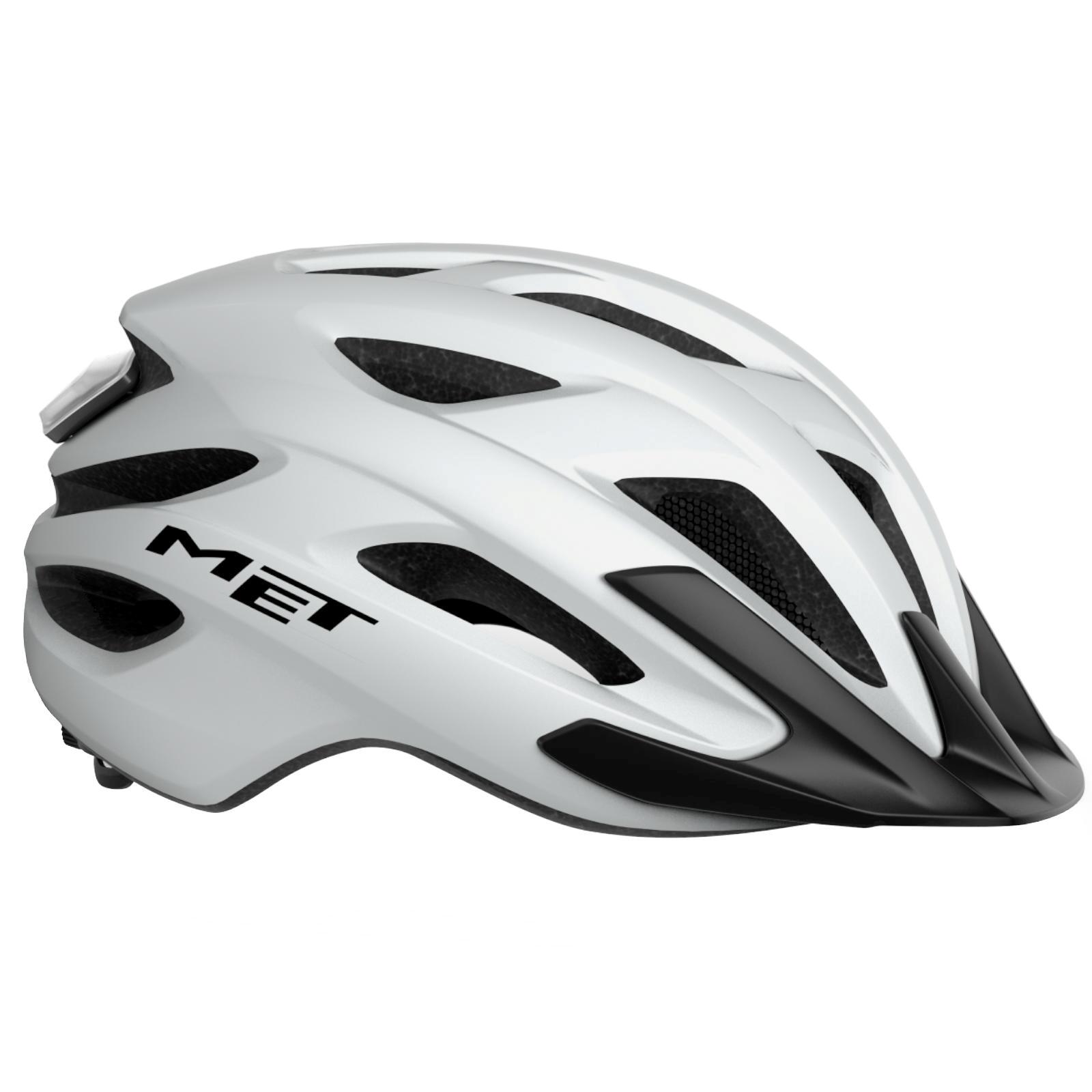 Casque MET Crossover Mips Blanc Mat 2/4