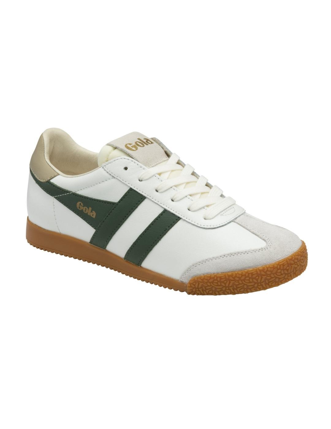 Baskets pour femmes Gola Elan cuir Blanc 2/6