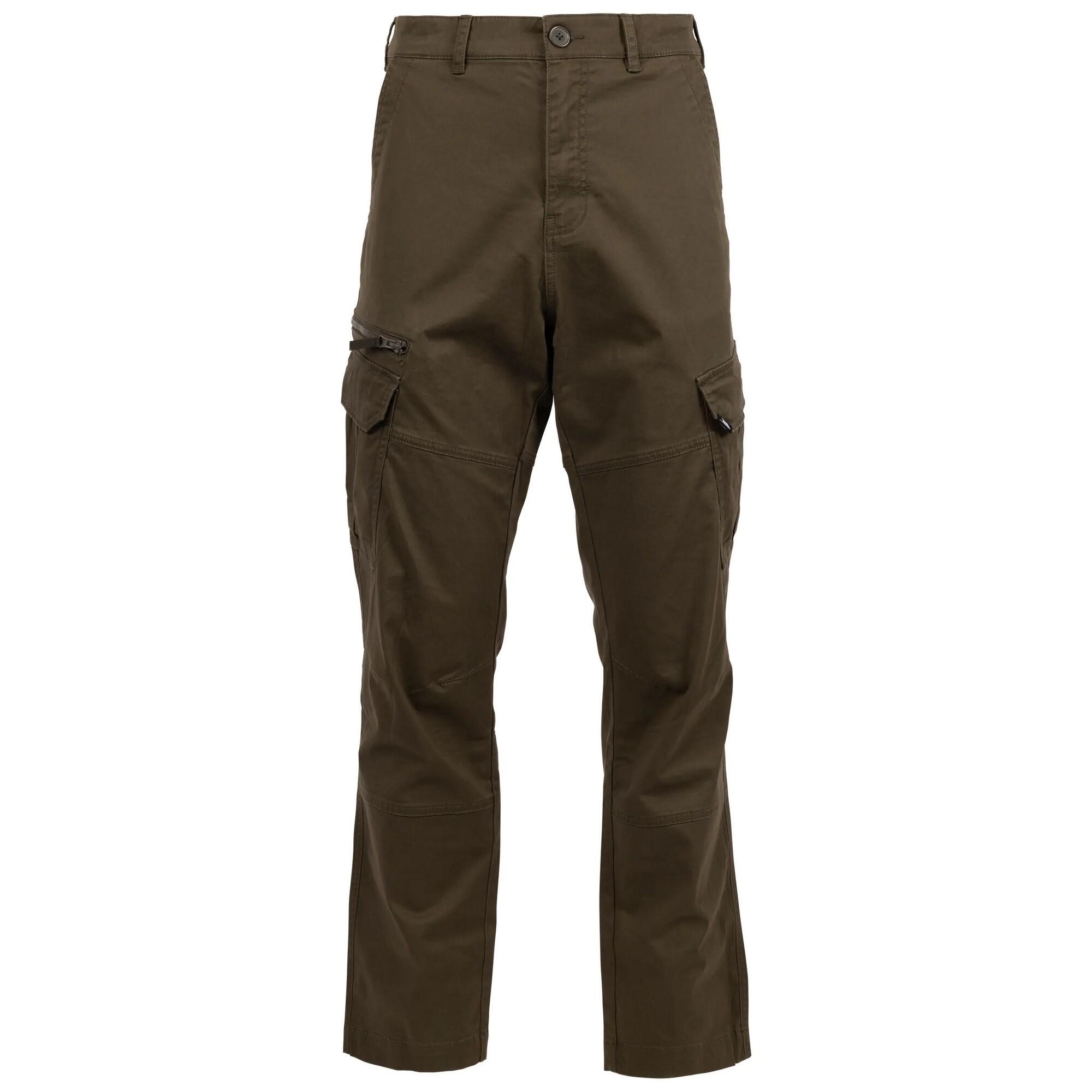 TRESPASS Mens Mohalk Cargo Trousers (Dark Vine)