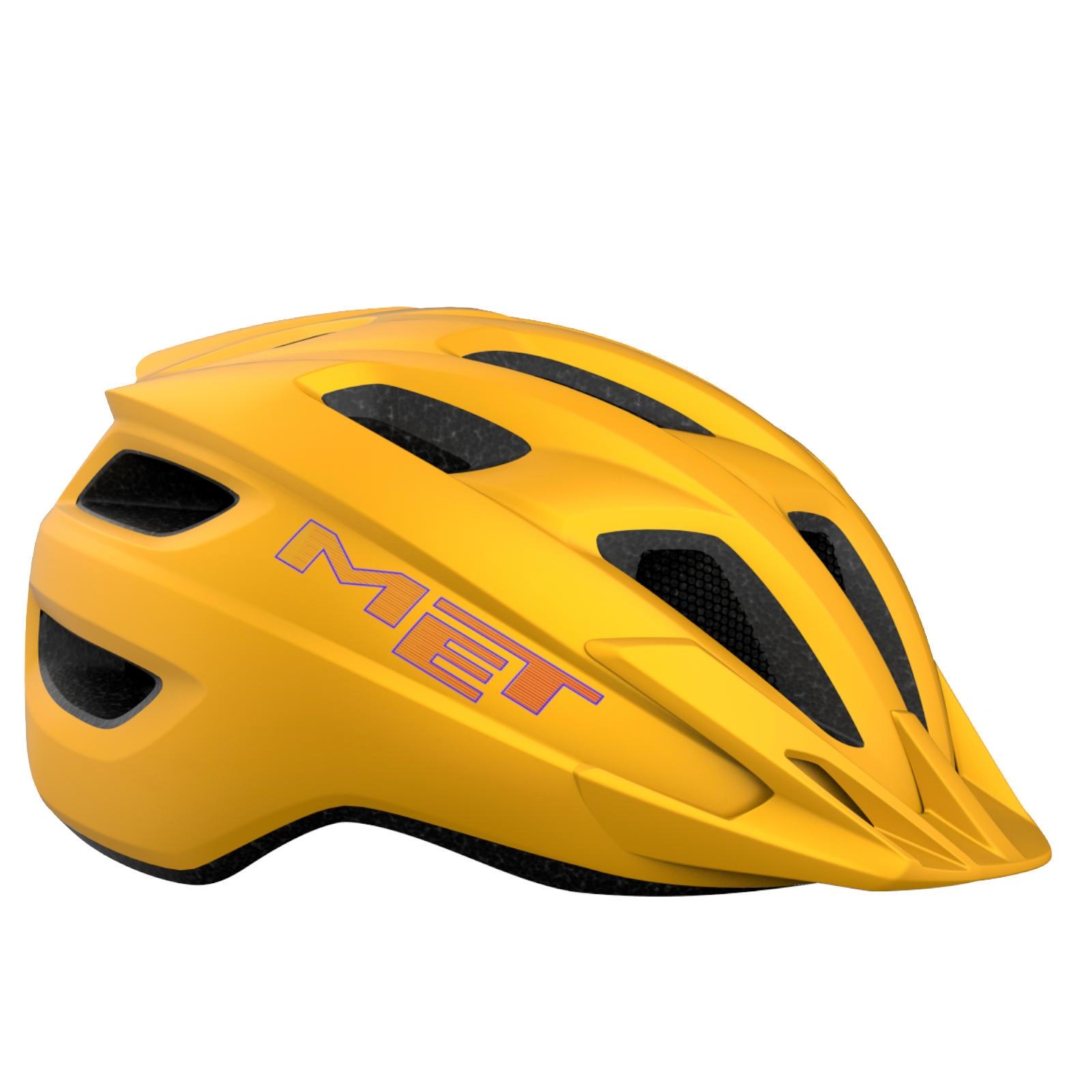 Met Bicycle Helmet Crackerjack Yellow 2/4