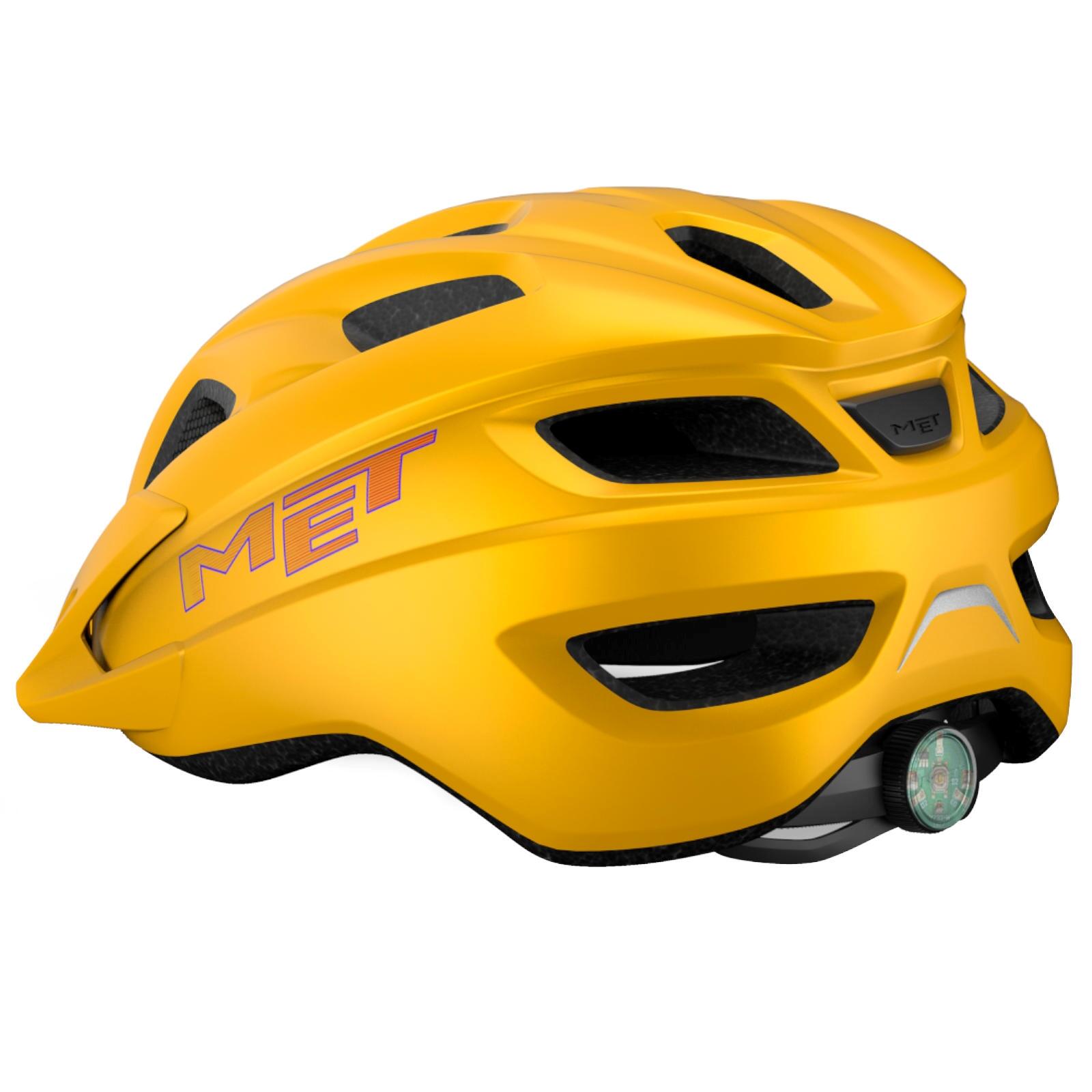 Met Bicycle Helmet Crackerjack Yellow 3/4