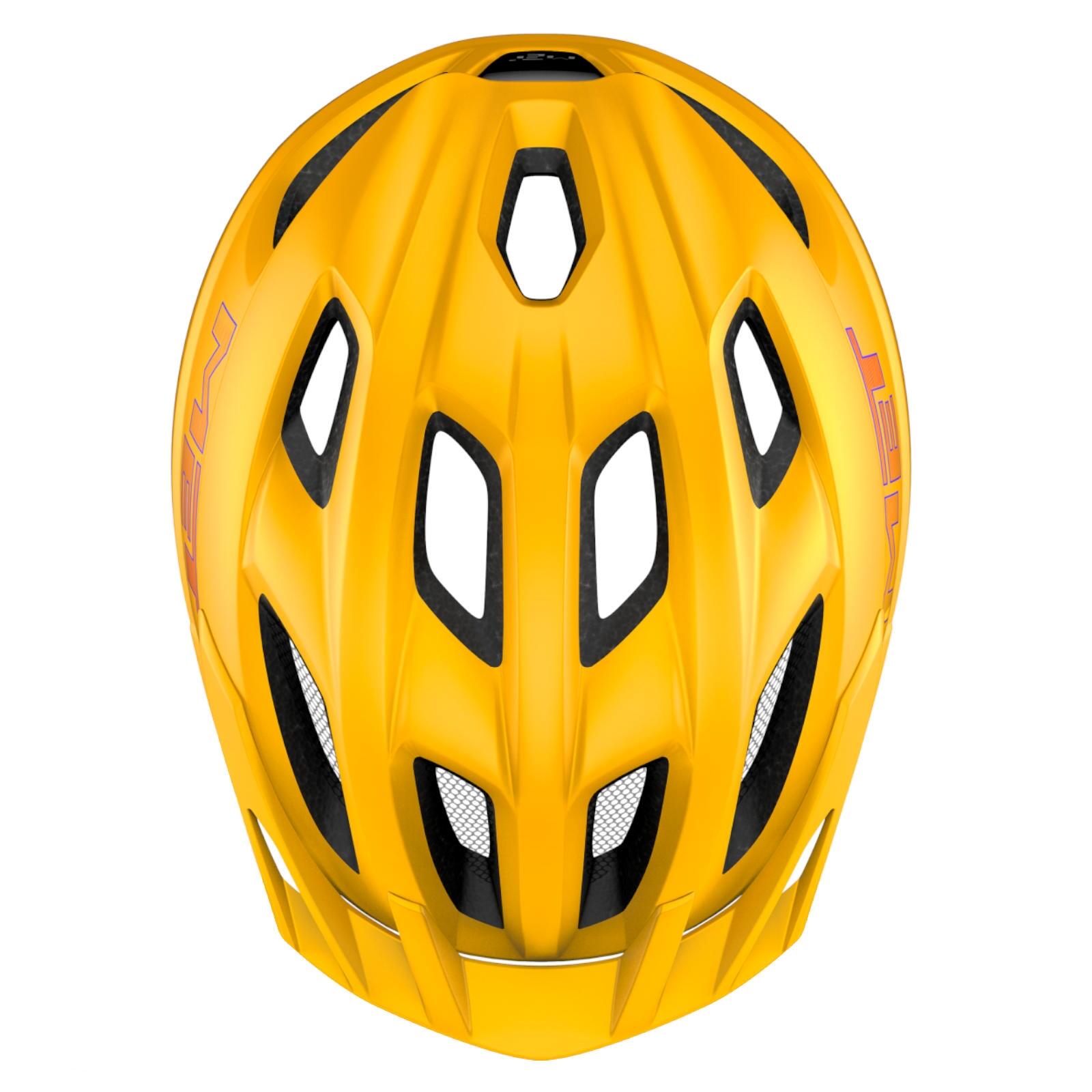 Met Bicycle Helmet Crackerjack Yellow 4/4