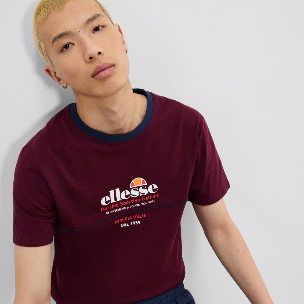 Camisetas Hombre Ellesse Camisetas Hombre Ellesse Svellan Tee Burdeos Burdeos 3/5