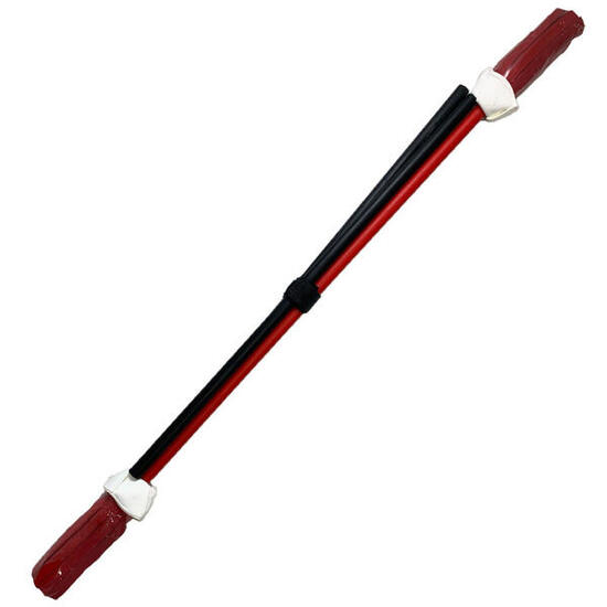 Set jonglerie - Bâton Flower stick 75 cm et baguettes - Rouge