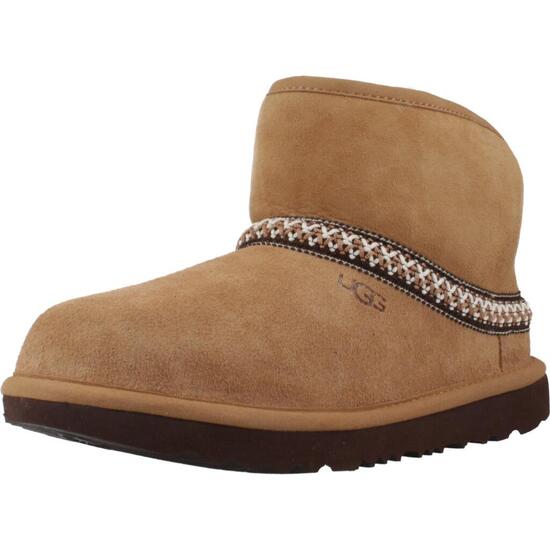 Bottes Ugg Modèle Classic Mini Crescent Couleur Brun Clair