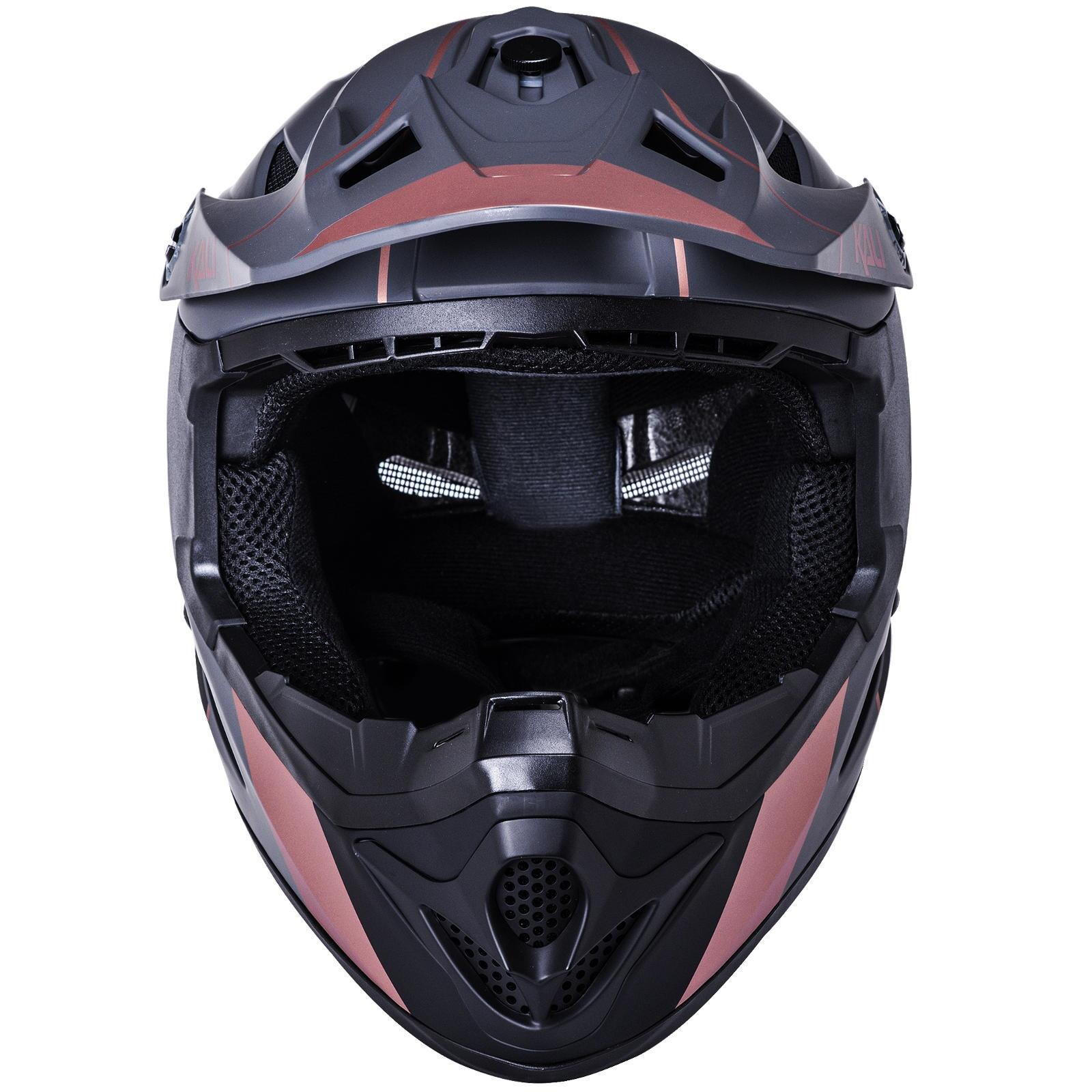 Casque intégral Kali Zoka Stripe Mat Noir Bronze 2/5