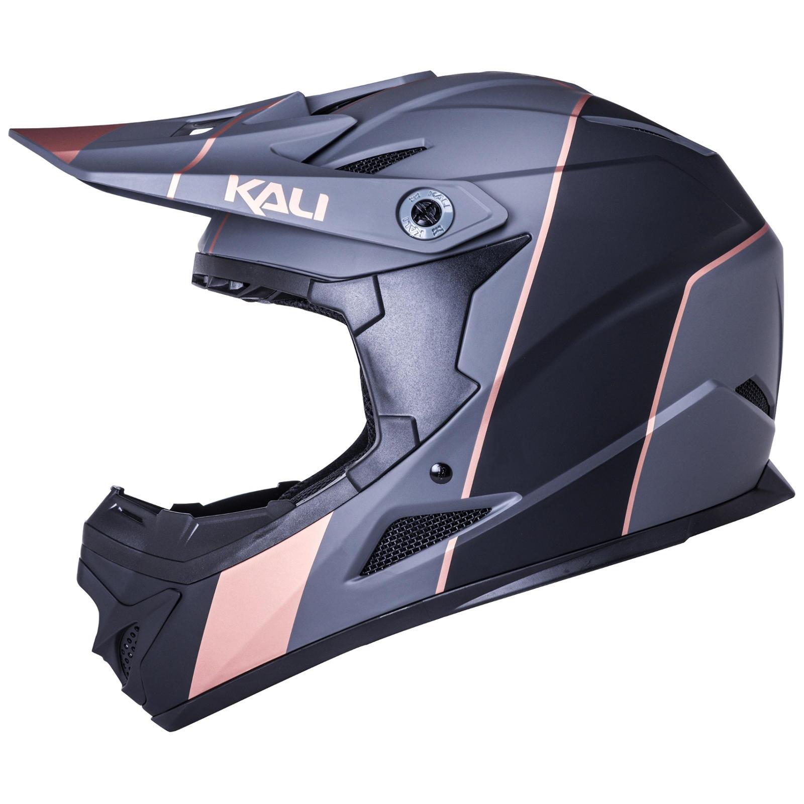Casque intégral Kali Zoka Stripe Mat Noir Bronze 3/5