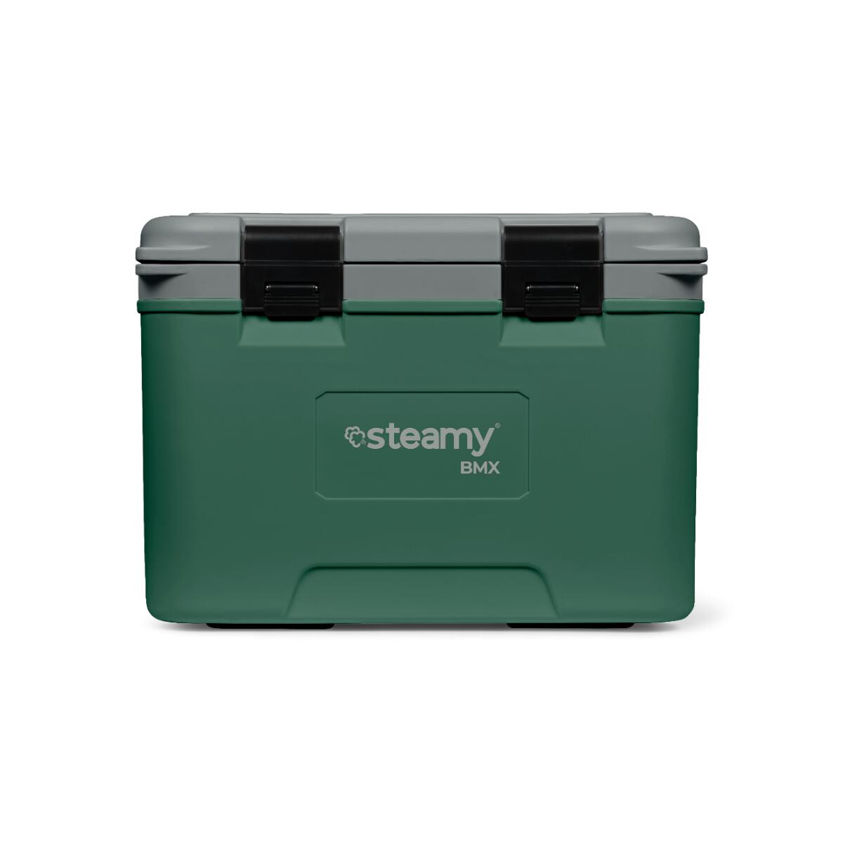 Steamy bmx 21 geladeira rígida portátil, 21l, verde