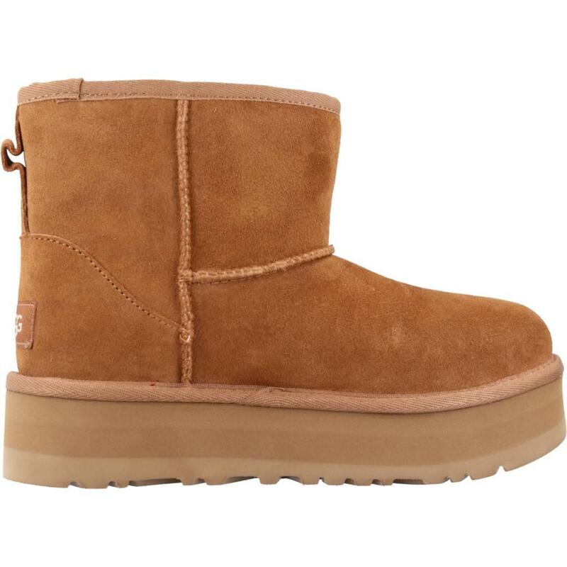 Botas Niña Ugg Classic Mini Platform Marron Claro