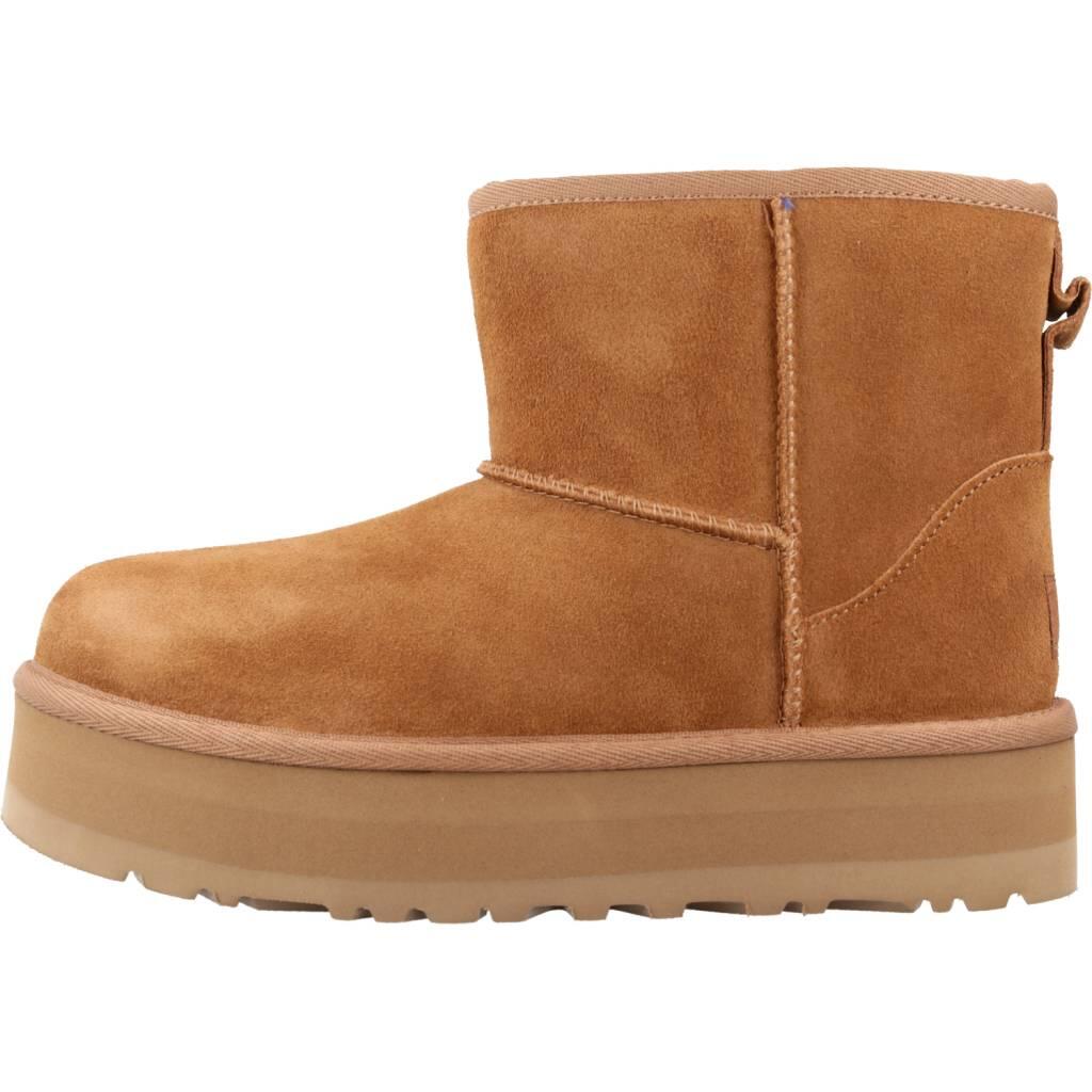 Bottes Ugg Modèle Classic Mini Platform Couleur Brun Clair 2/5