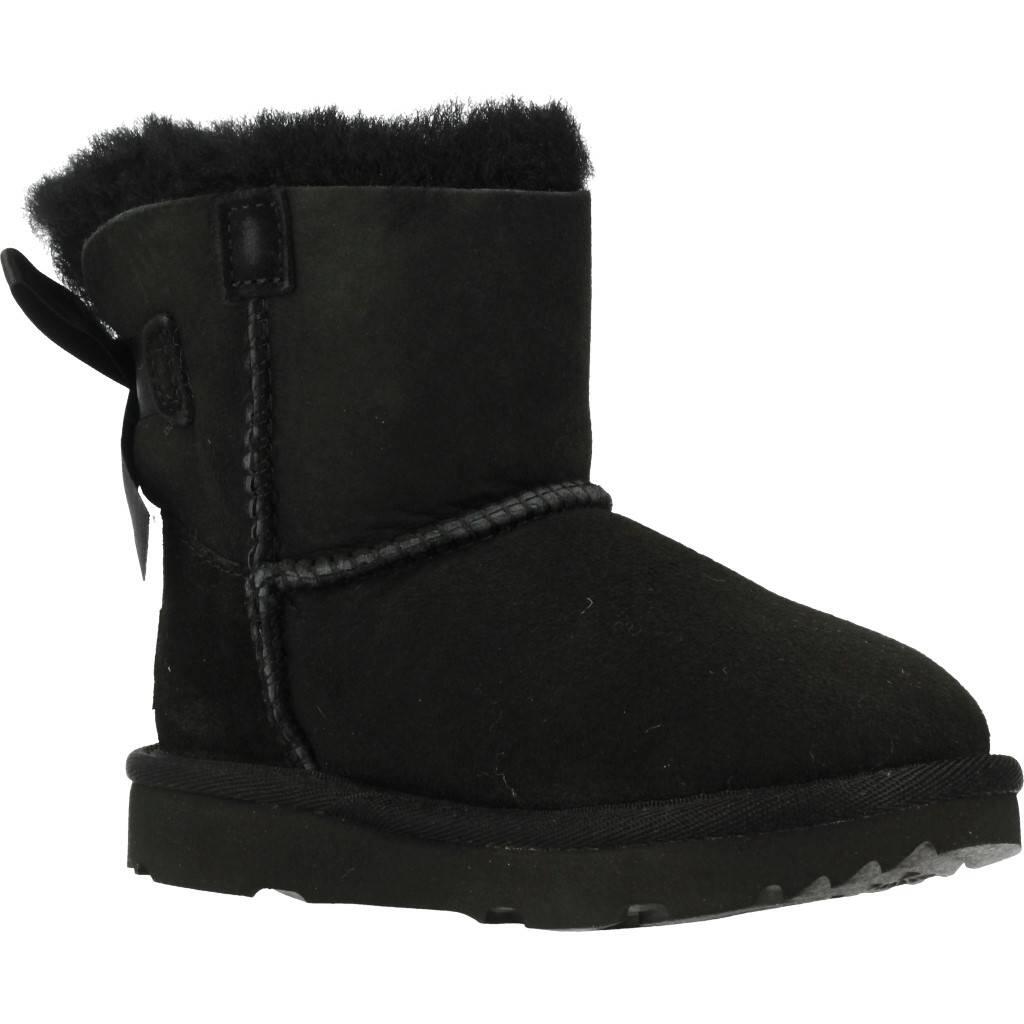 Botas Niña Ugg Mini Bailey Bow Ii Negro 5/5