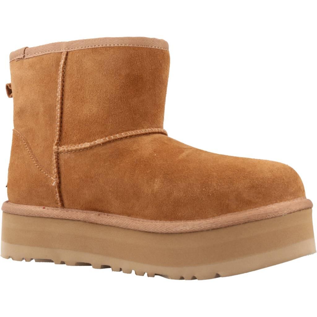Bottes Ugg Modèle Classic Mini Platform Couleur Brun Clair 5/5