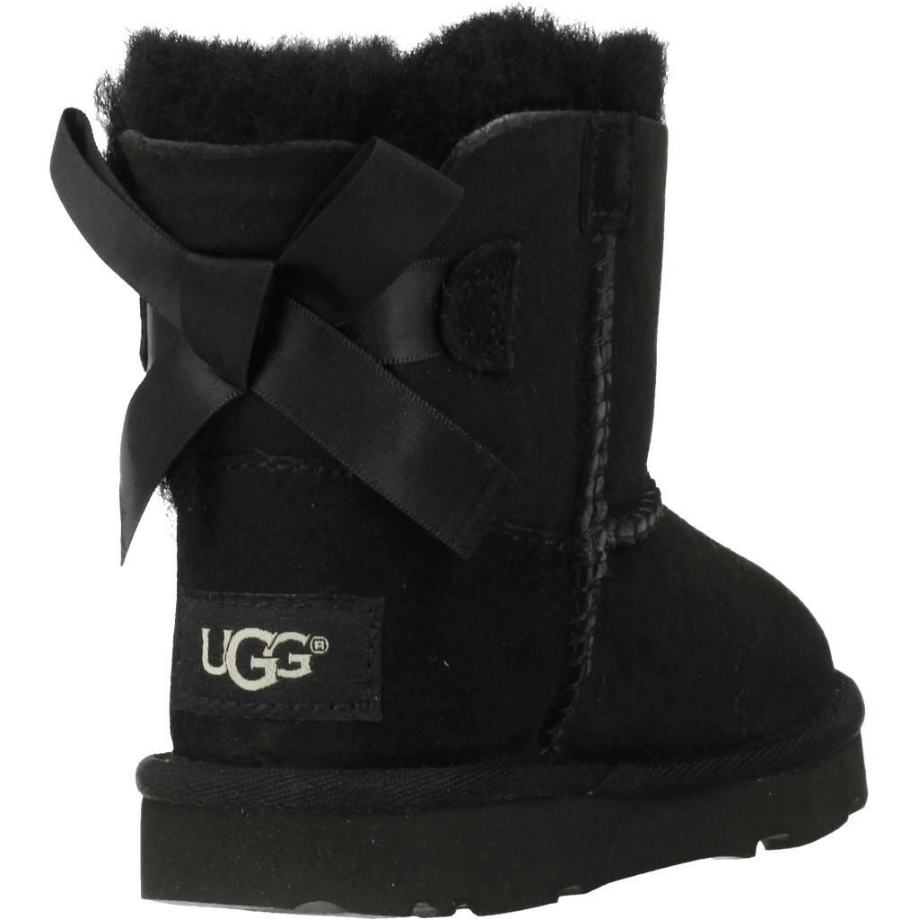 Botas Niña Ugg Mini Bailey Bow Ii Negro 3/5