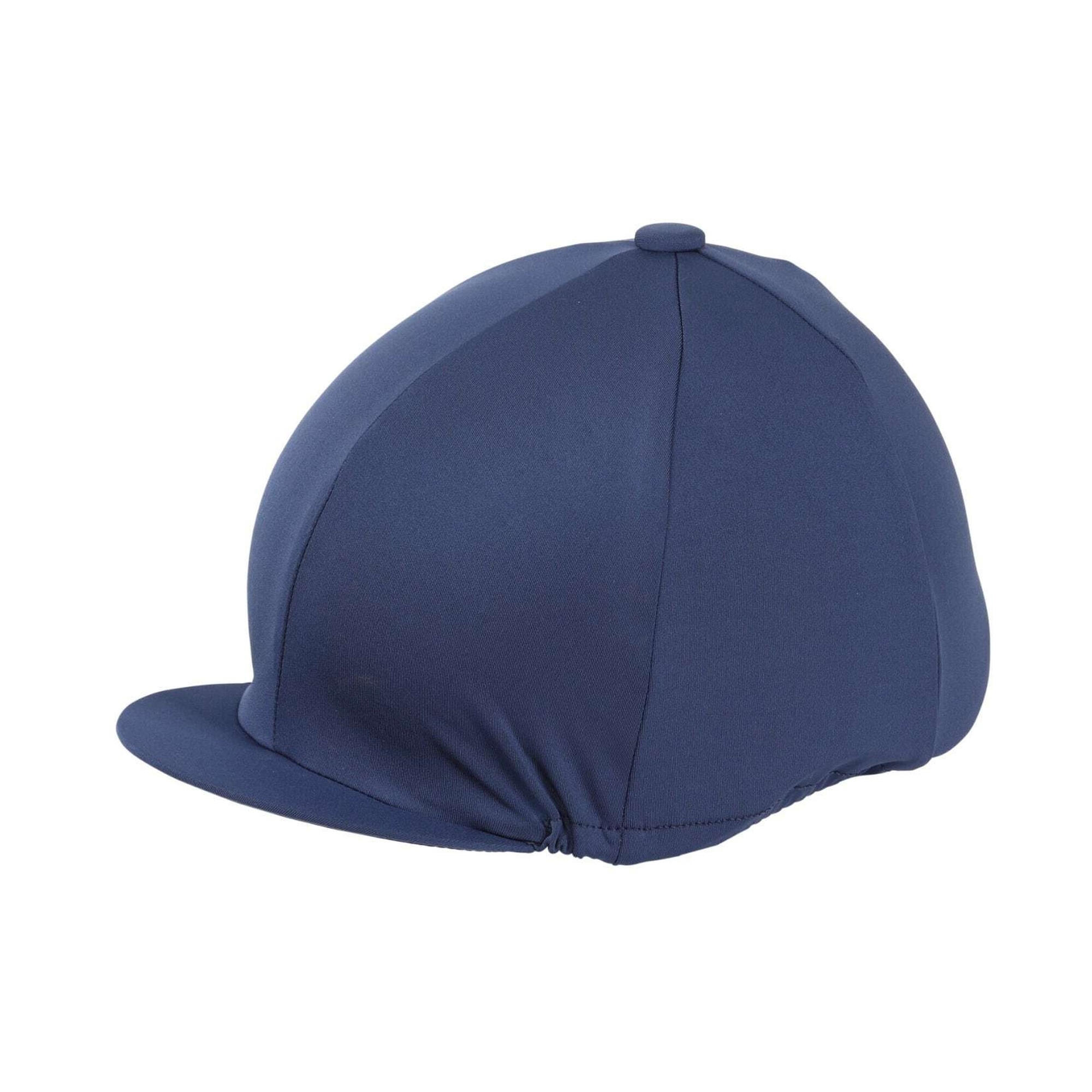 Helmüberzug Damen und Herren Marineblau 2/3