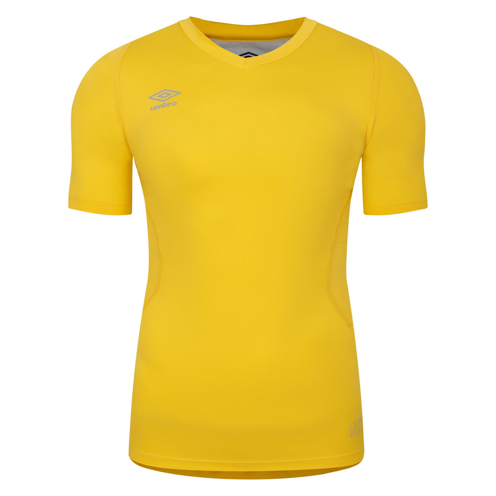 UMBRO Unisex Adult Elite V Neck Base Layer Top (Yellow)