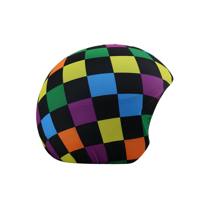 Housse de casque fantaisie-Coolcasc-Petits carrés-Taille unique