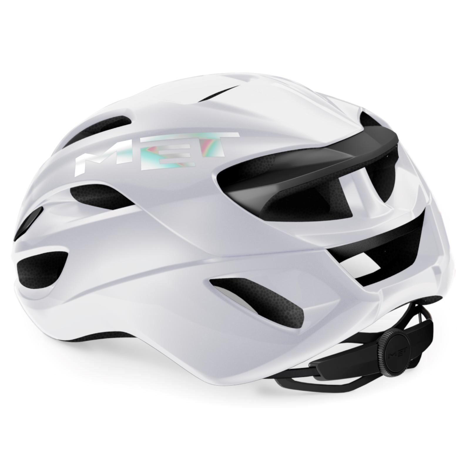 Casque Met Rivale Mips Blanc Holographique Brillant 3/6