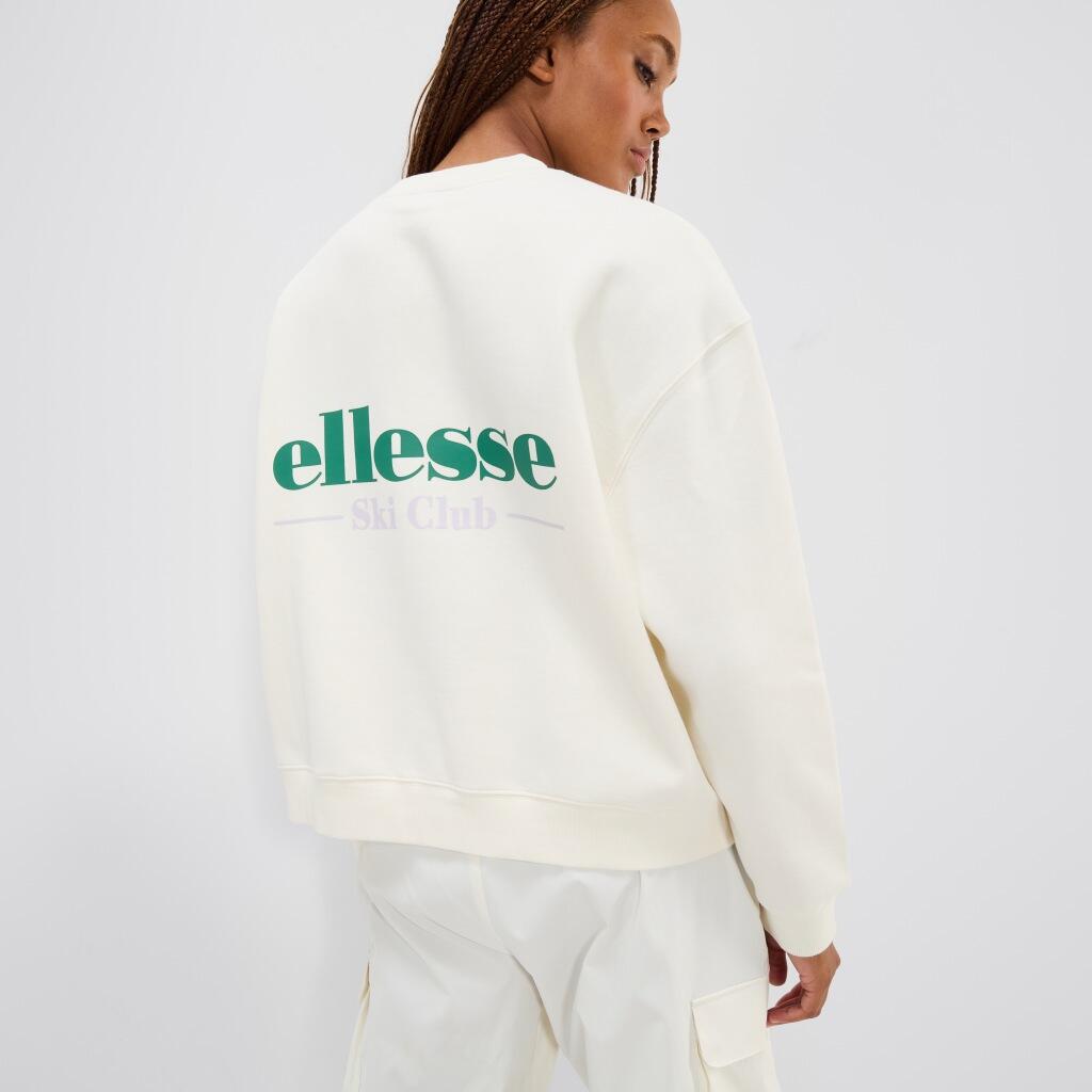 Sudaderas jerseys polares para Mujer Ellesse Areski crew  Blanco 2/7