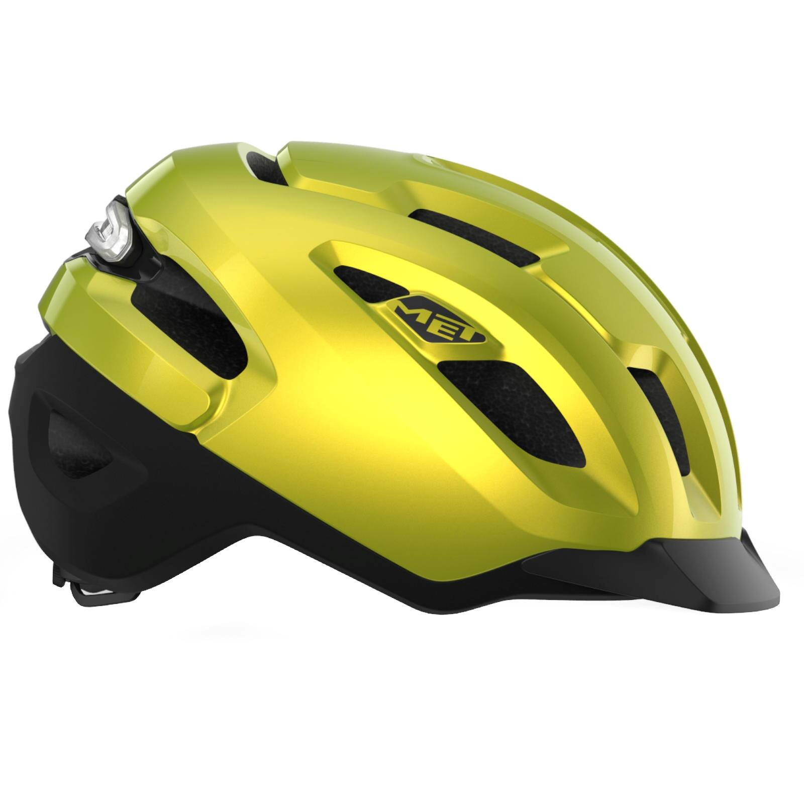 Casco MET Urbex Mips Giallo Nero 2/6