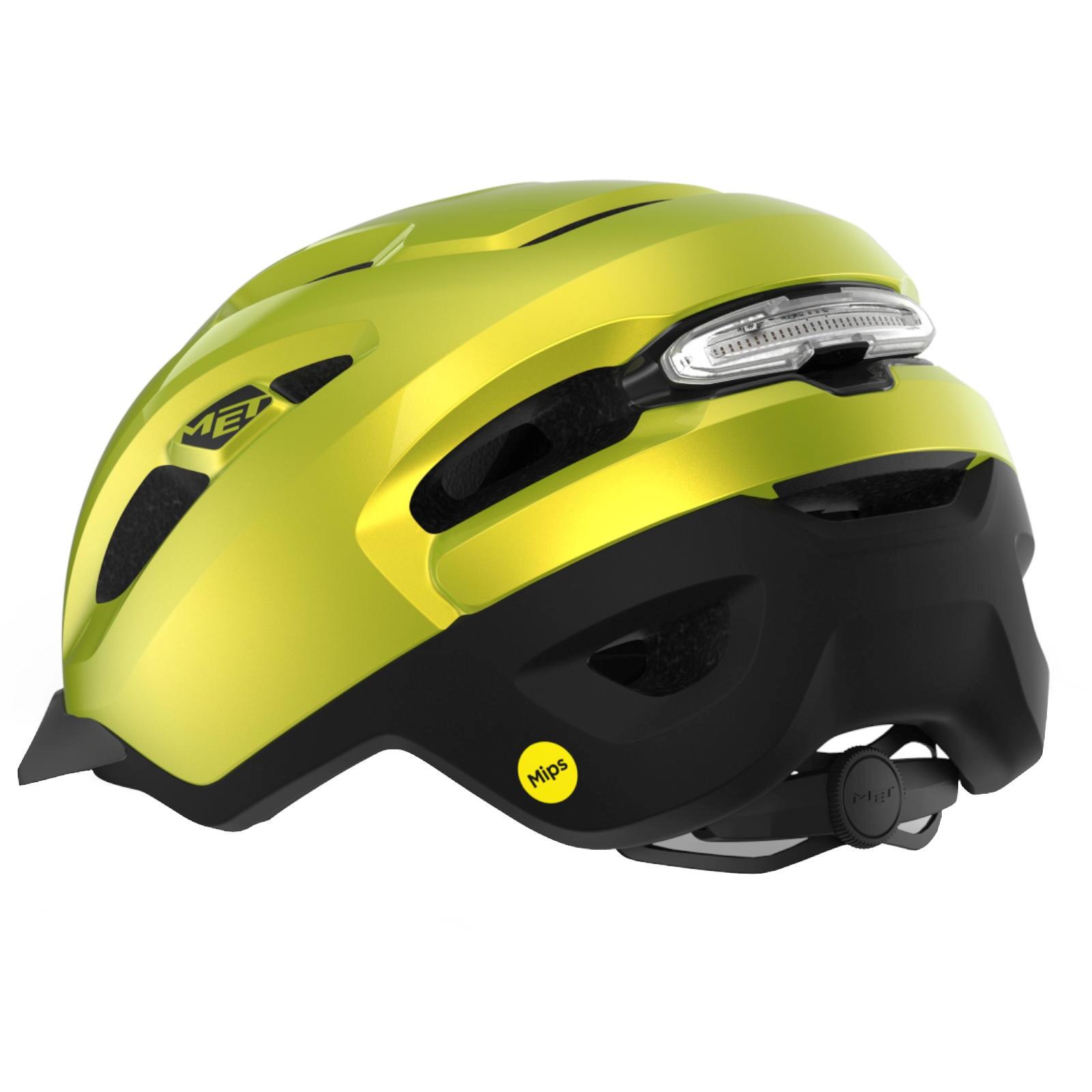 Casco MET Urbex Mips Giallo Nero 3/6