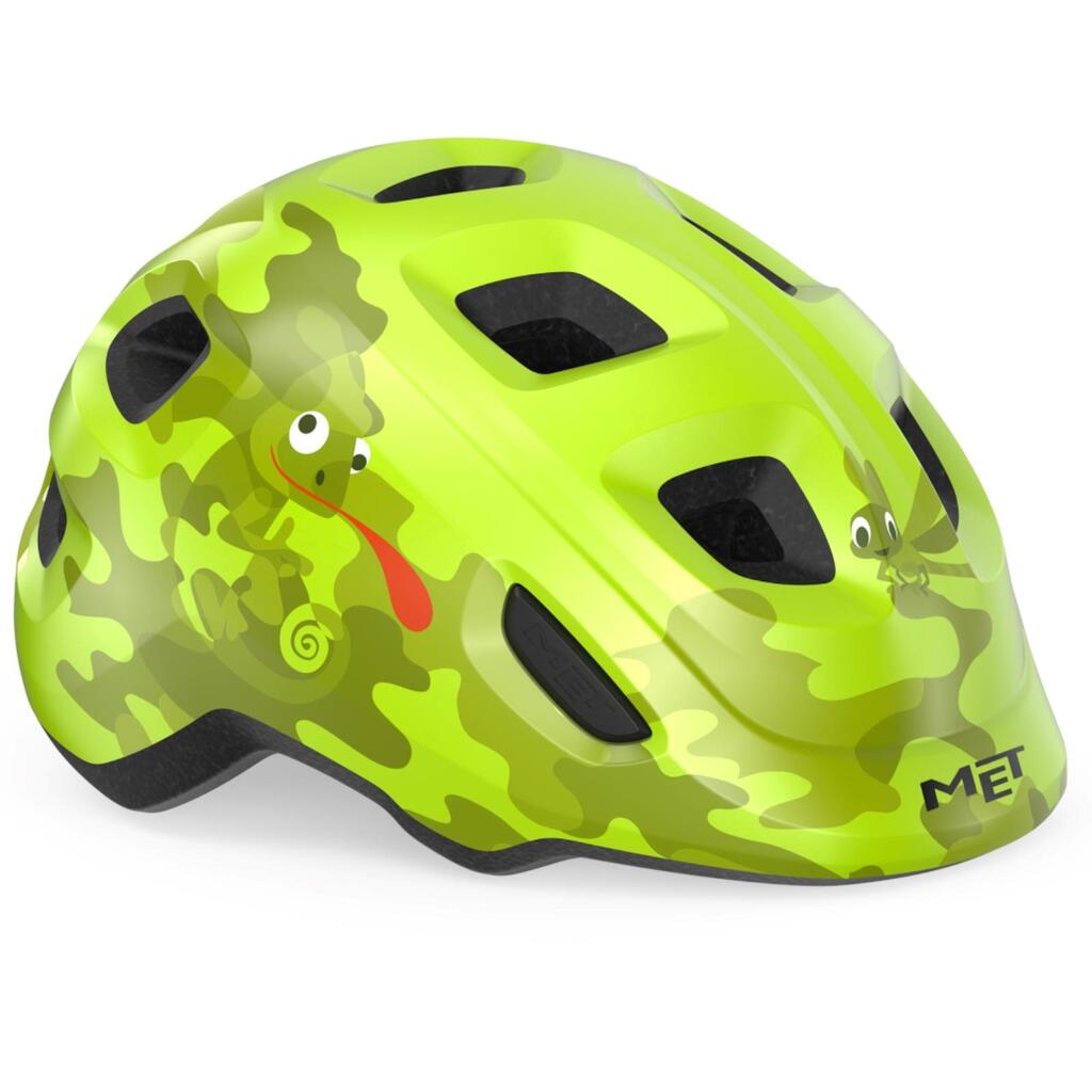 MET Hooray Kids Cycle Helmet S - 52/55cm - Green Fruit