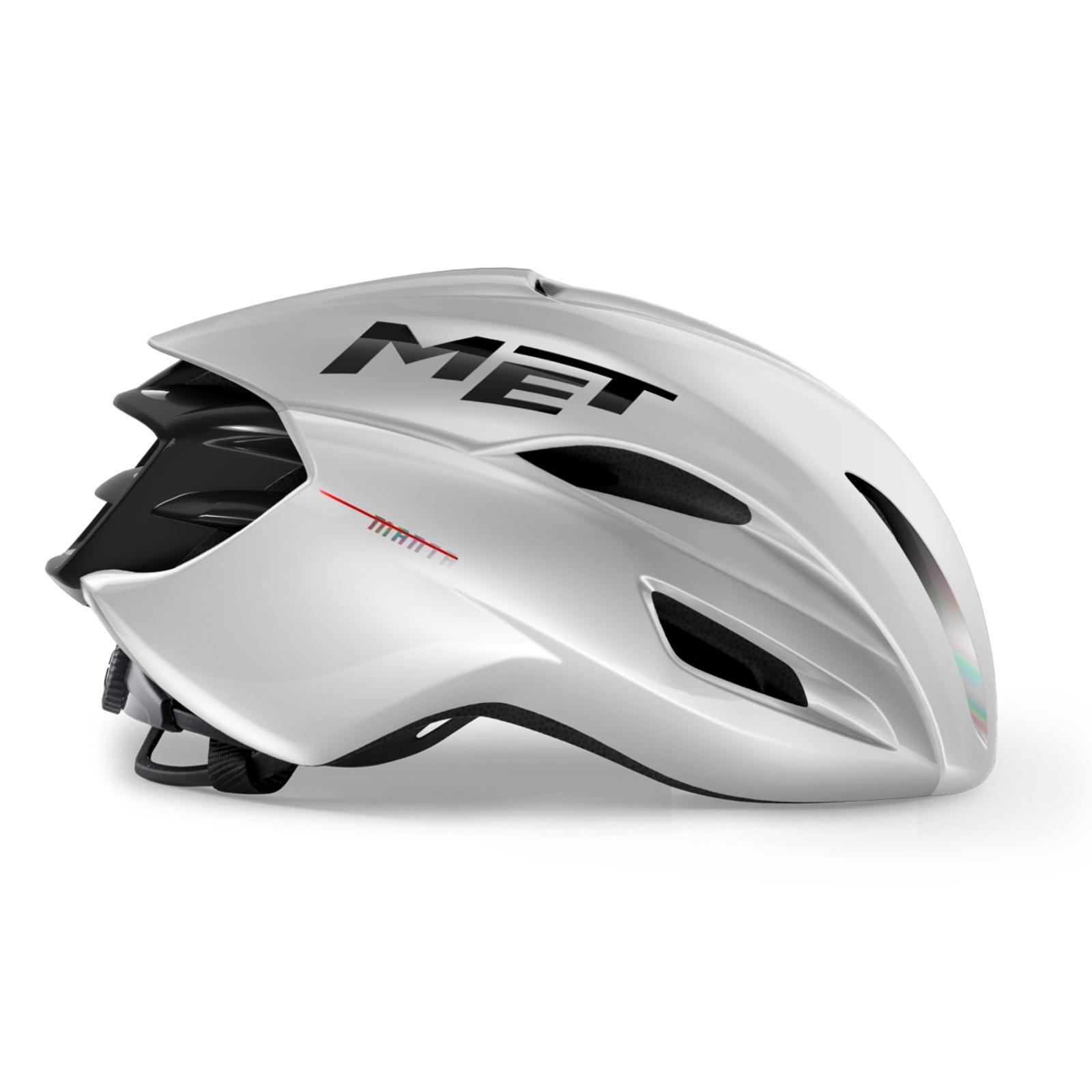 Casco MET Manta Mips Aero Glossy Holographic White 2/5