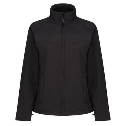 Veste softshell Regatta UPROAR Femme noire hydrophuge, poches zippées
