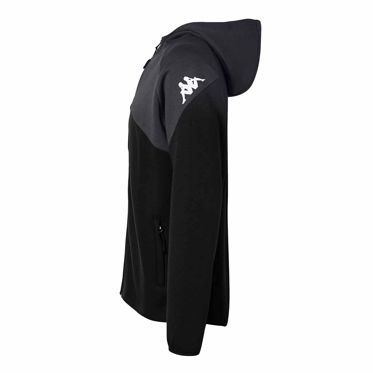Veste à capuche manches longues homme Fianto noir 2/5