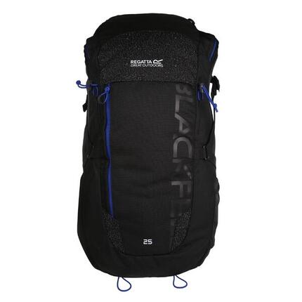 Blackfell III Rucksack 25 Liter Damen und Herren Schwarz/Königsblau