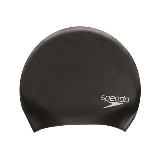 Badekappe für lange Haare für HerrenDamen Unisex Damen und Herren Schwarz