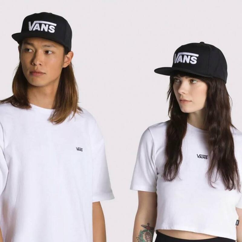 Czapka z daszkiem na deskorolkę Vans Drop V II Snapback czarny OSFM