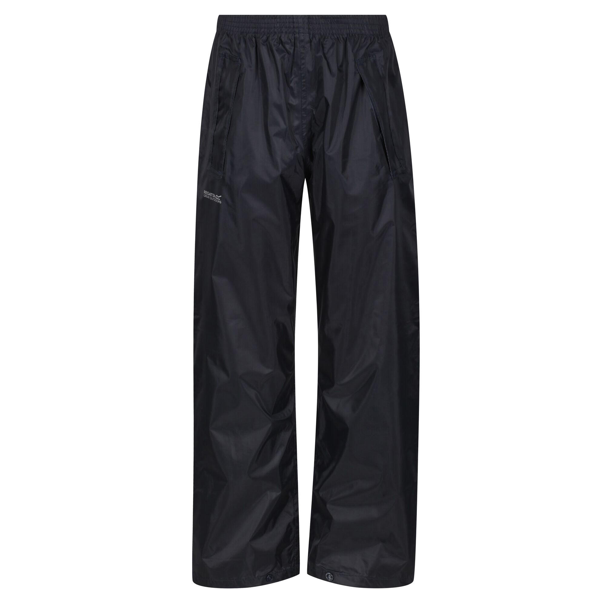 REGATTA Childrens/Kids Waterproof Over Trousers (Navy)