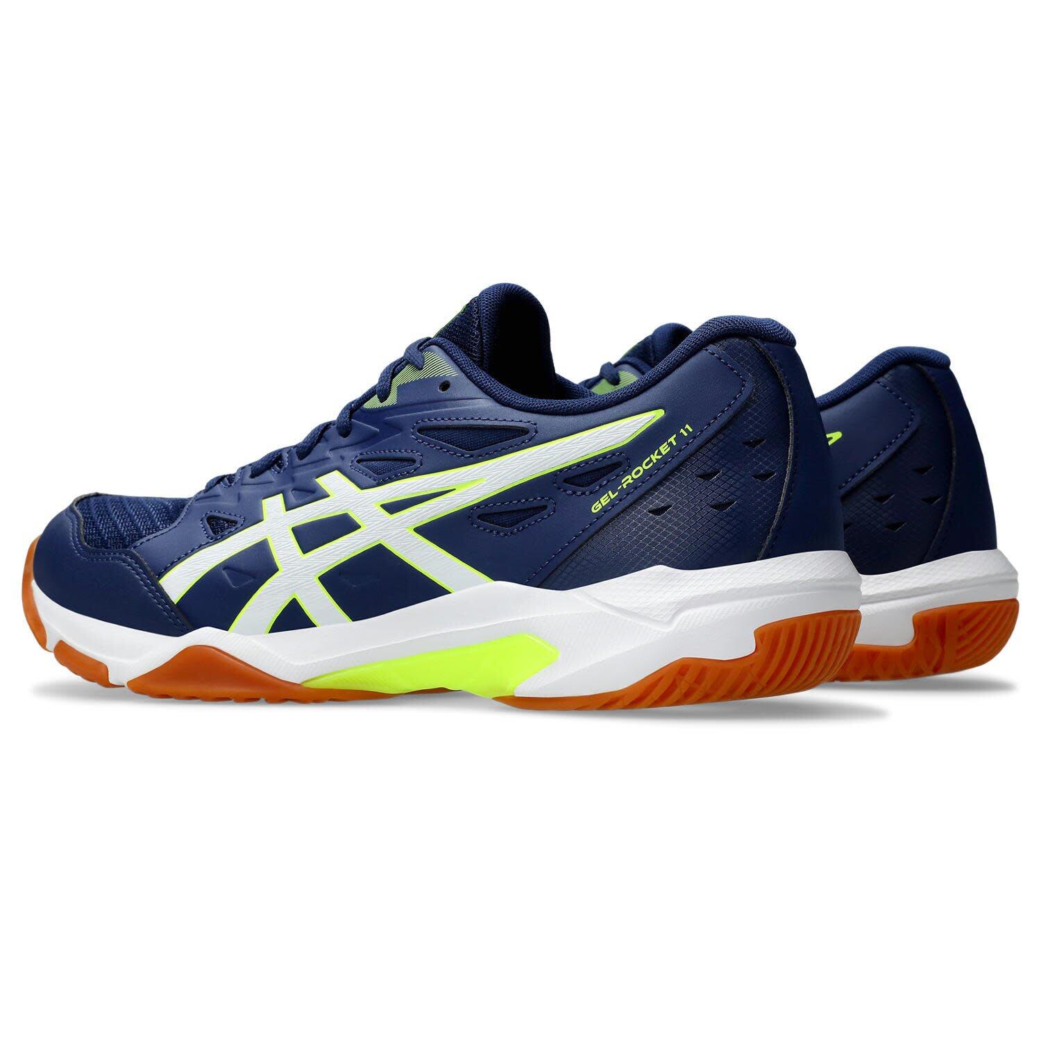 Sport In De Zaal Heren - ASICS Gel Rocket 11 - Blue Expanse/Safety Yellow 5/7