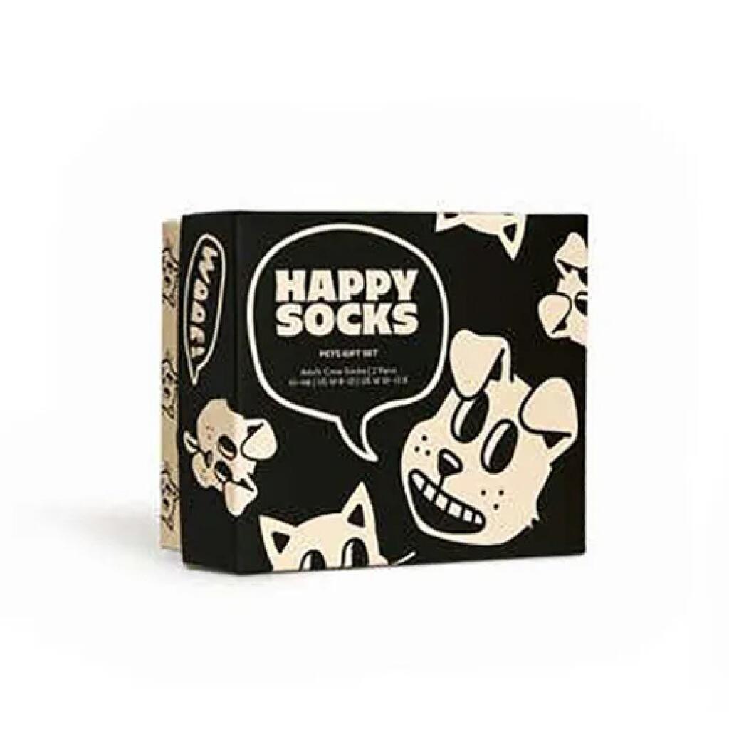 Meias Happy Socks Modelo Pets Sock Cor Branco 4/5