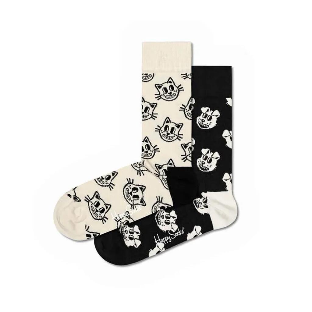 Meias Happy Socks Modelo Pets Sock Cor Branco 2/5