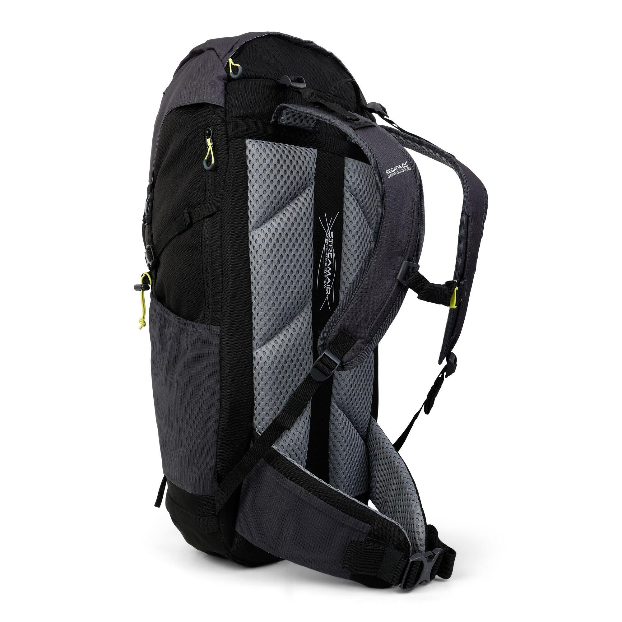 Highton V2 65L Hiking Backpack (Black/Seal Grey) 2/4