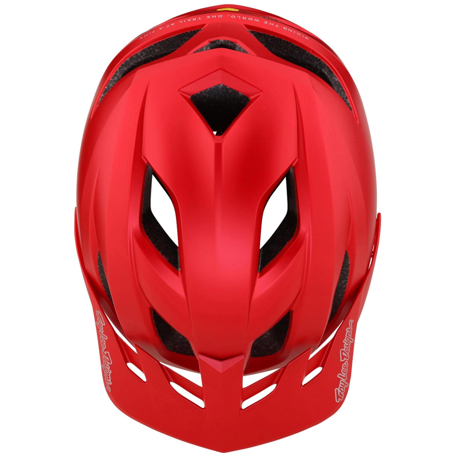 Casque VTT Flowline avec 14 trous d'aération Rouge Homme 4/6