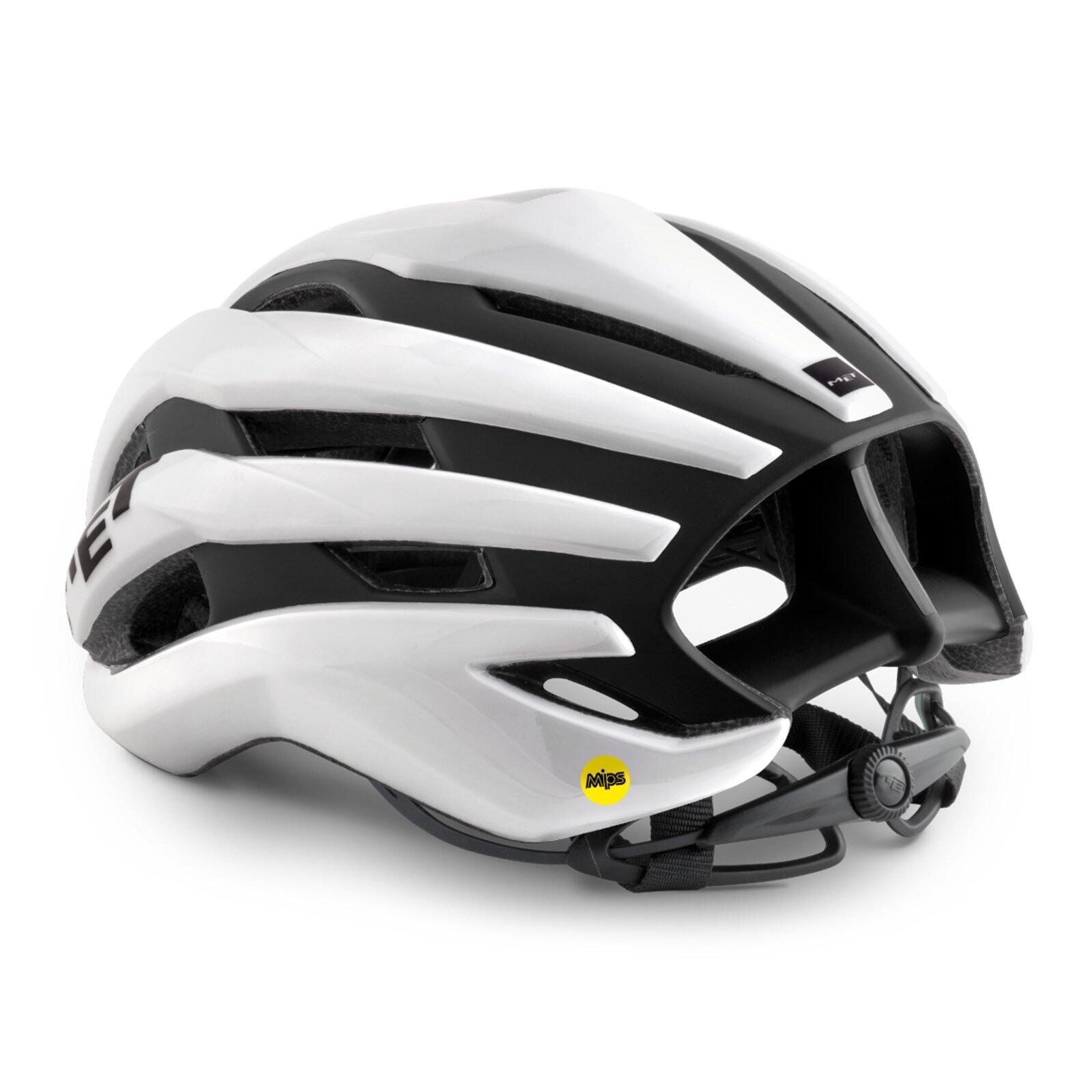 MET Trenta Mips Casco bianco opaco nero 3/6