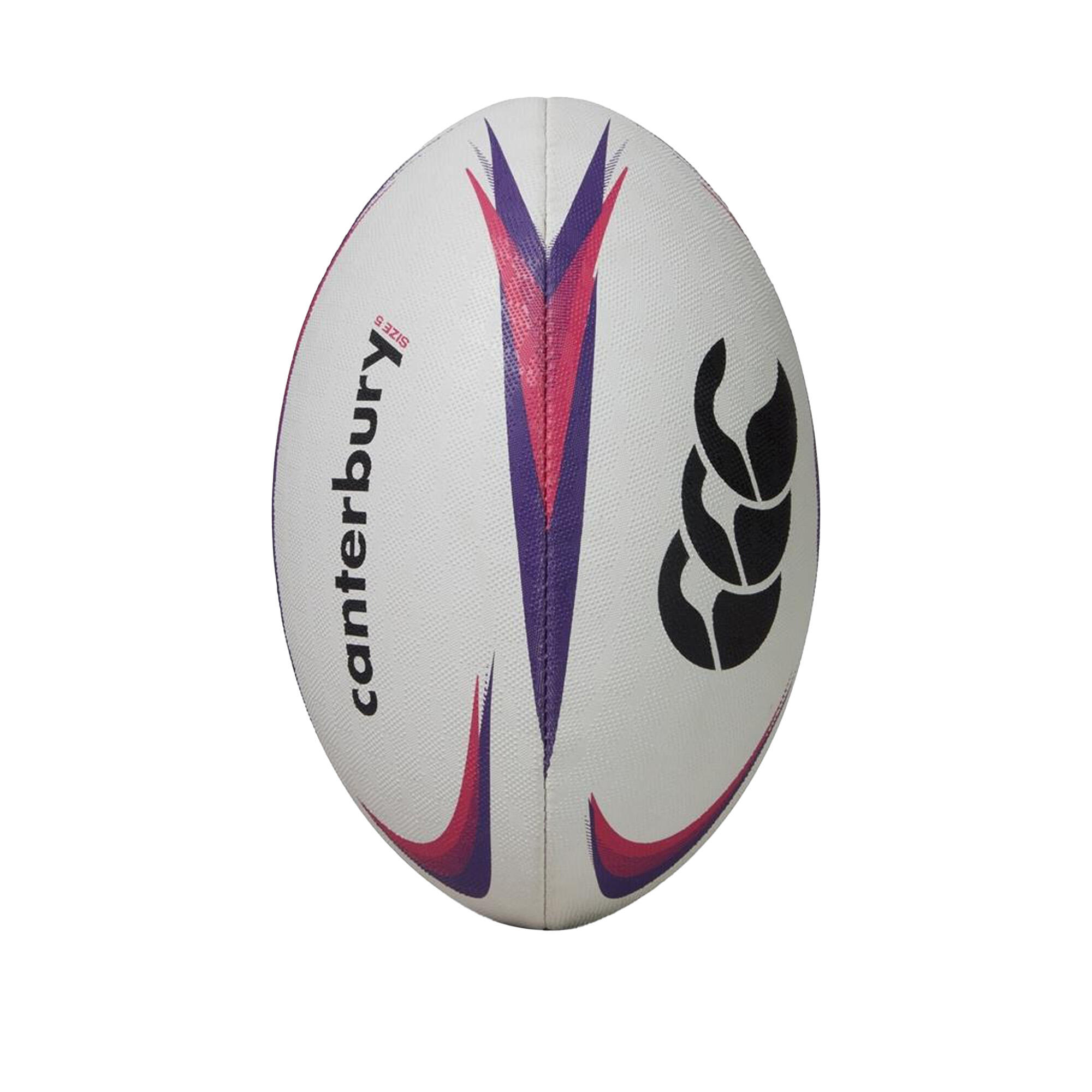 CANTERBURY Mentre Rugby Ball (White/Violet)