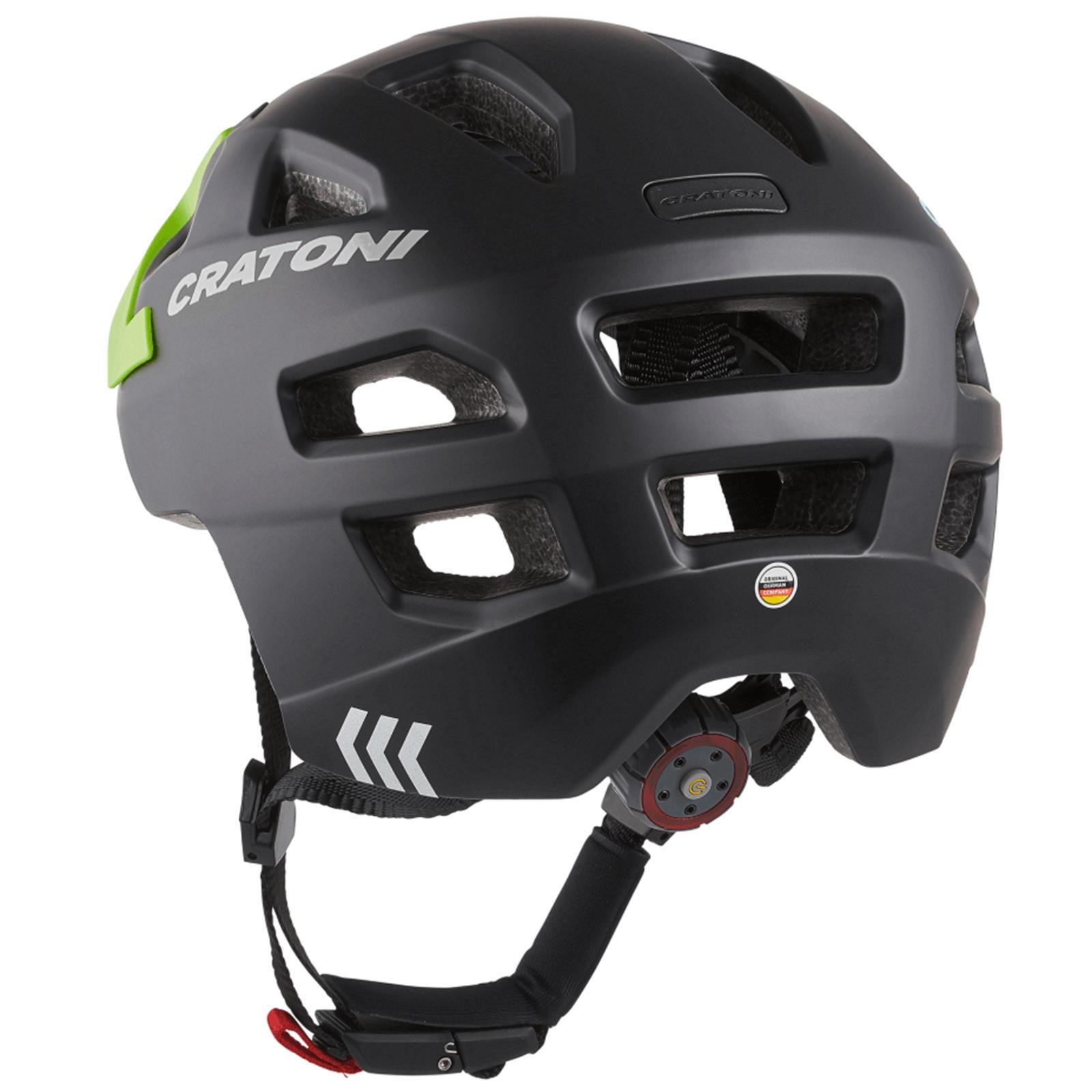Kinderhelm Maxster Pro schwarz/lime matt 2/2