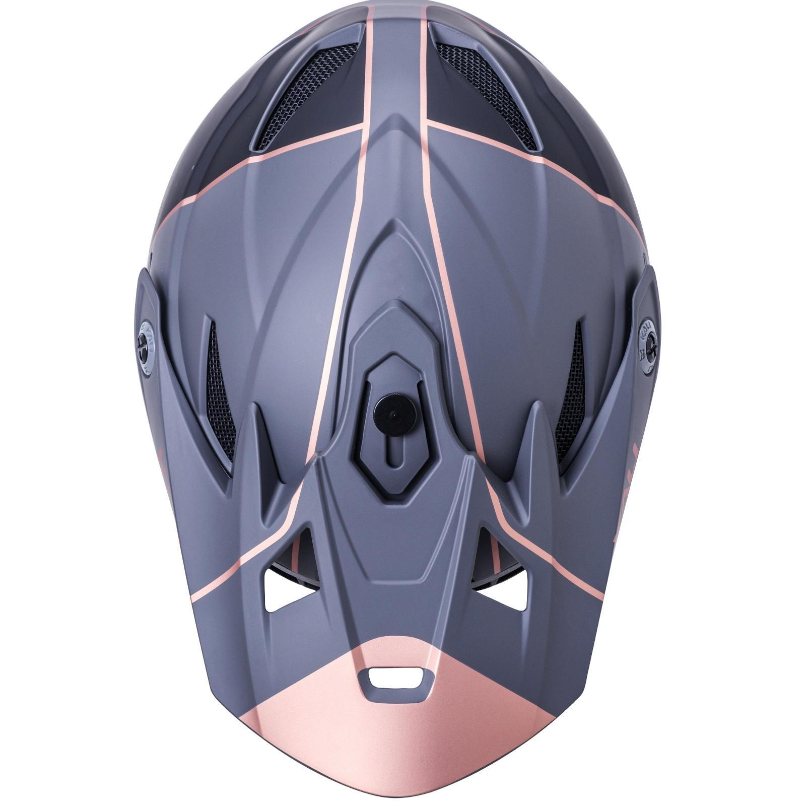 Casque intégral Kali Zoka Stripe Mat Noir Bronze 5/5