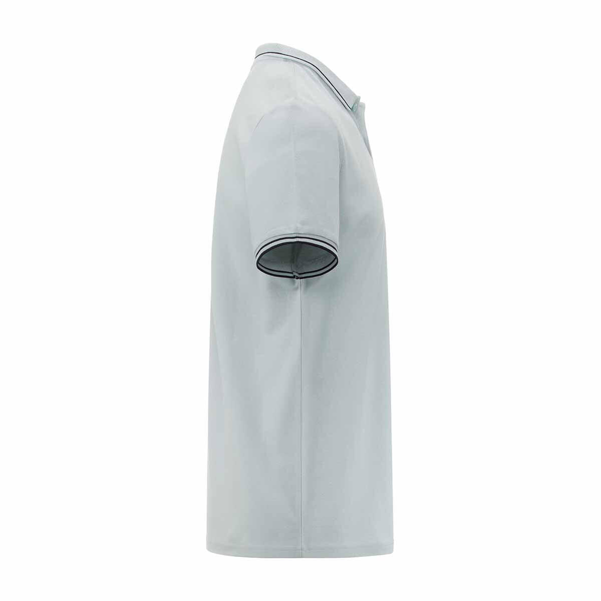 Polo de Manga Curta Homem Kappa Logo Ezio Slim. Cinzento celeste 2/5