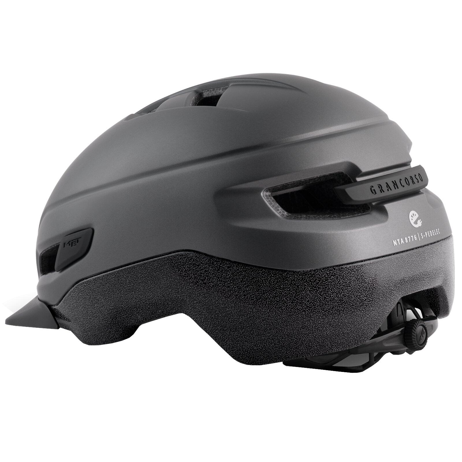 MET Grancorso Casco Antracite Mat 2/3