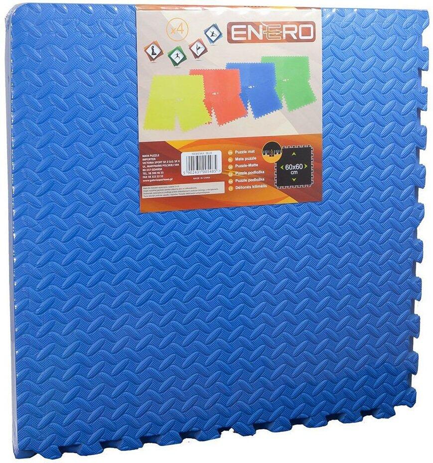 Mata puzzle piankowe Eva 60x60x1,2 cm 4 sztuki Enero niebieska 1005485 2/2