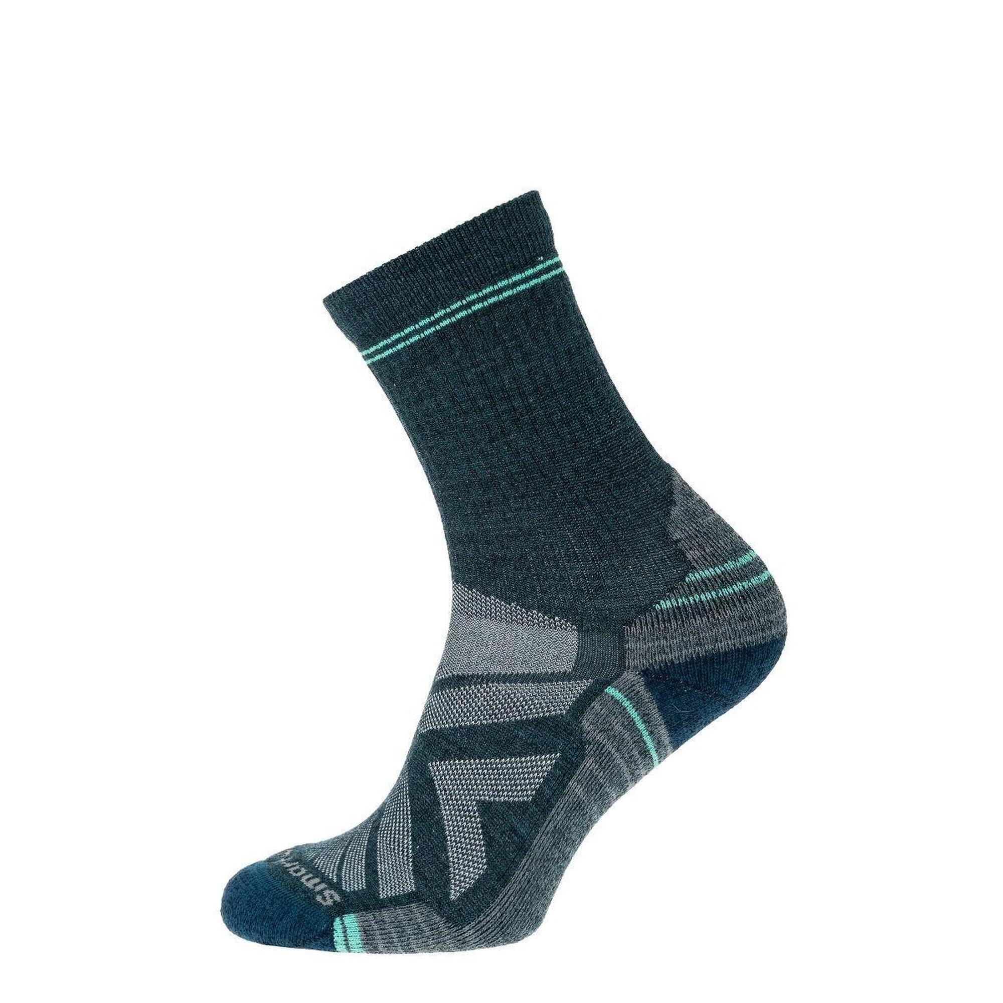 Smartwool - Chaussettes De Trekking Smartwool Hike Light Cushion Crew - Chaussettes - Bleu|vert - 34/37 - Decathlon